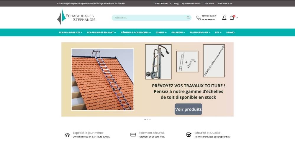 Échafaudages Stéphanois — professional scaffolding manufacturer