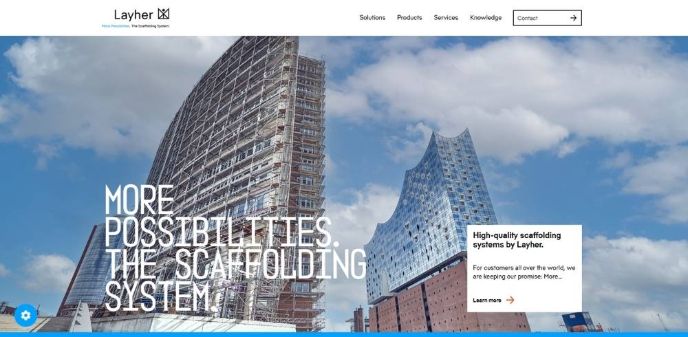 Layher Allround modular scaffolding